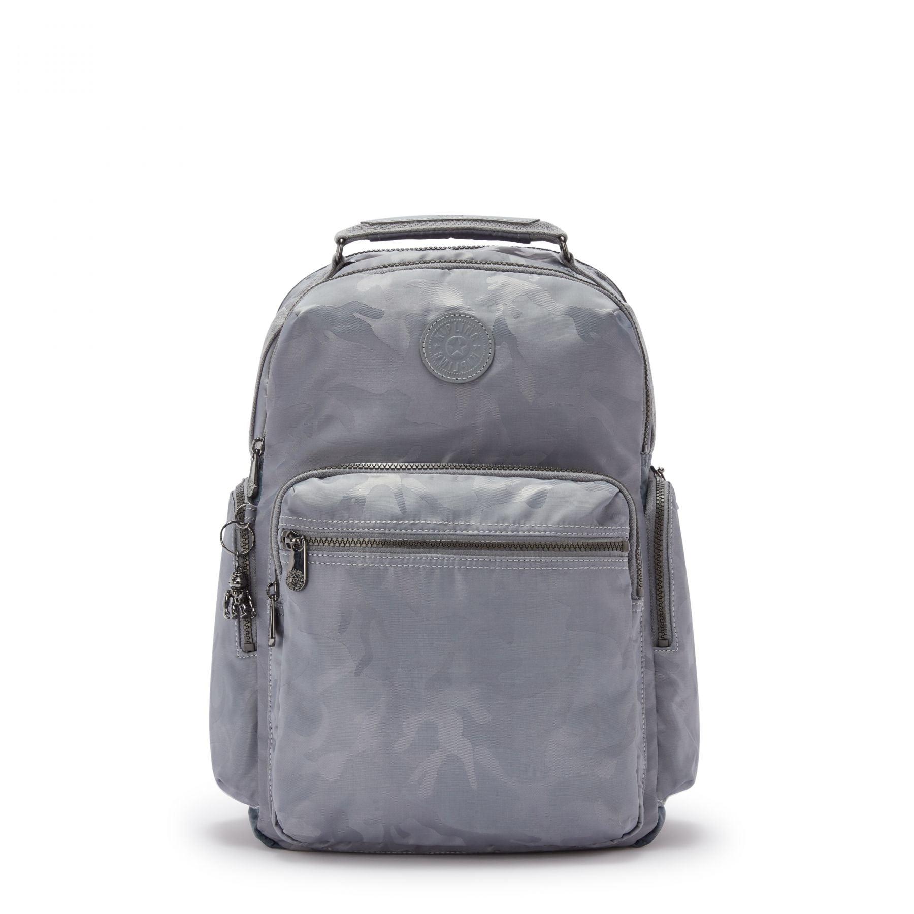 OSHO Large backpack with organizational pockets Grey Camo Jacquard