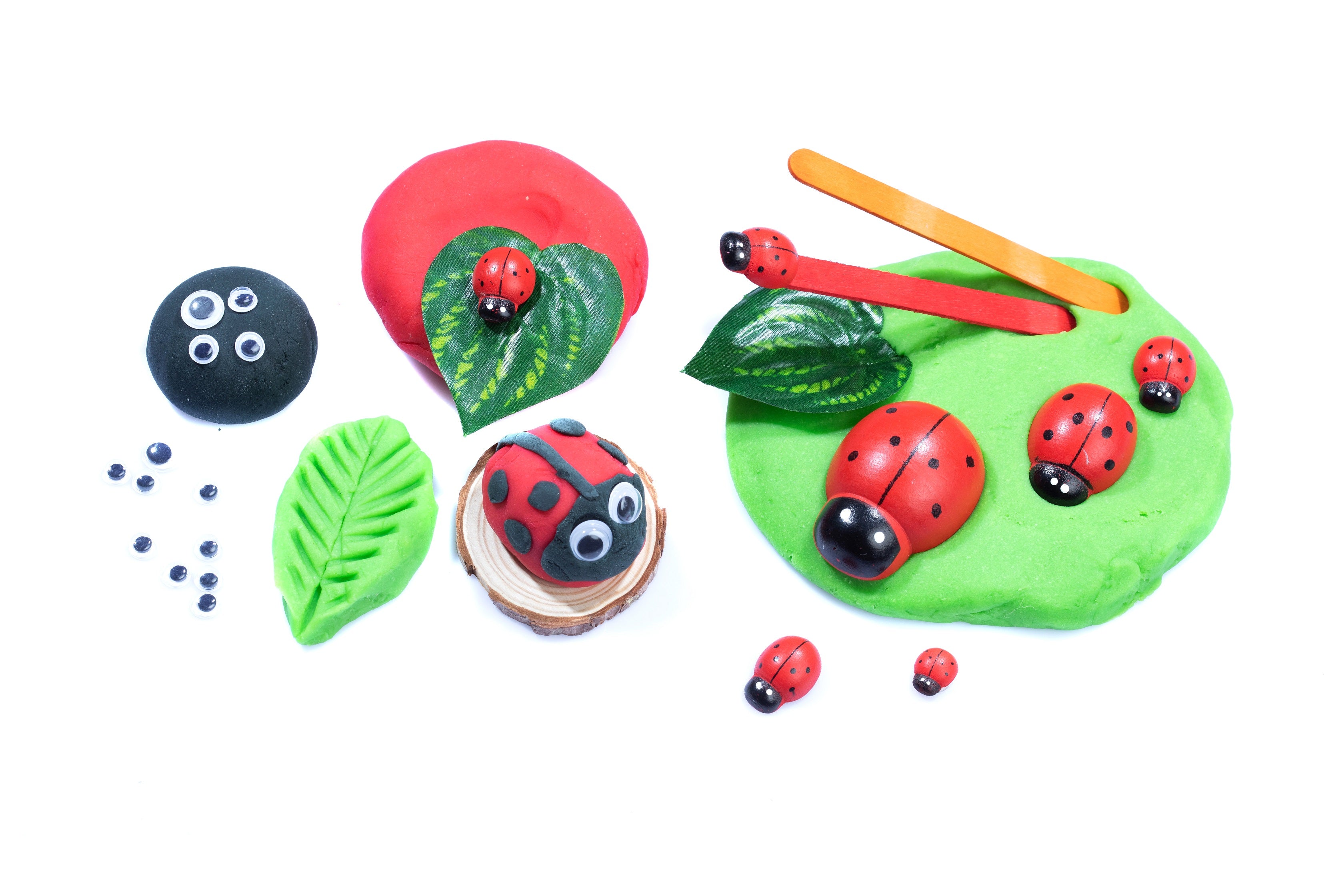 Sensory Ladybug Play Dough Kit