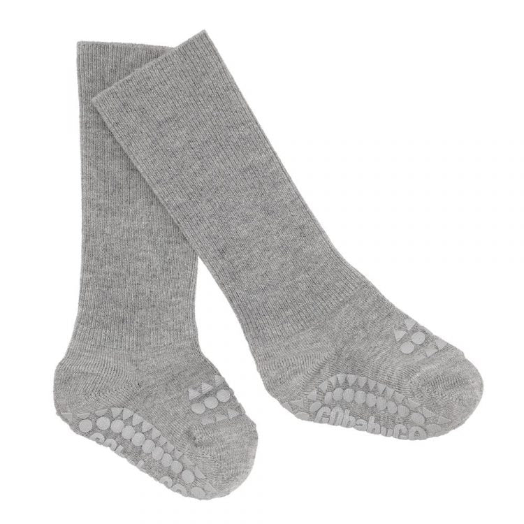 GoBabyGo - Non-Slip Socks – Grey Melange