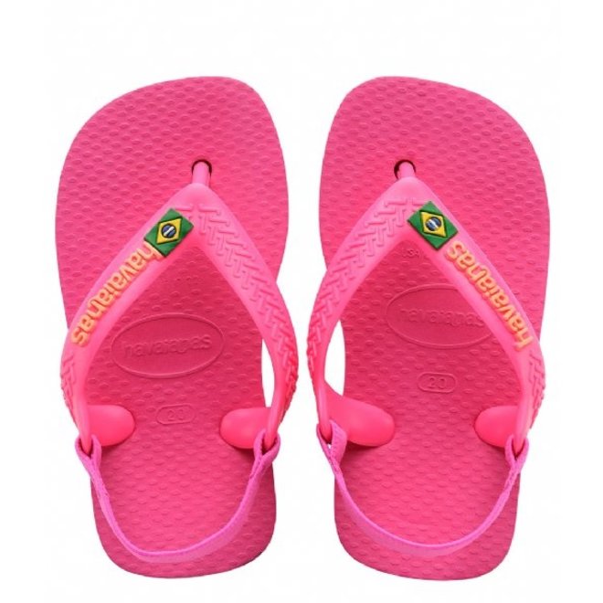 Havaianas - BABY BRASIL LOGO II PINK FLUX