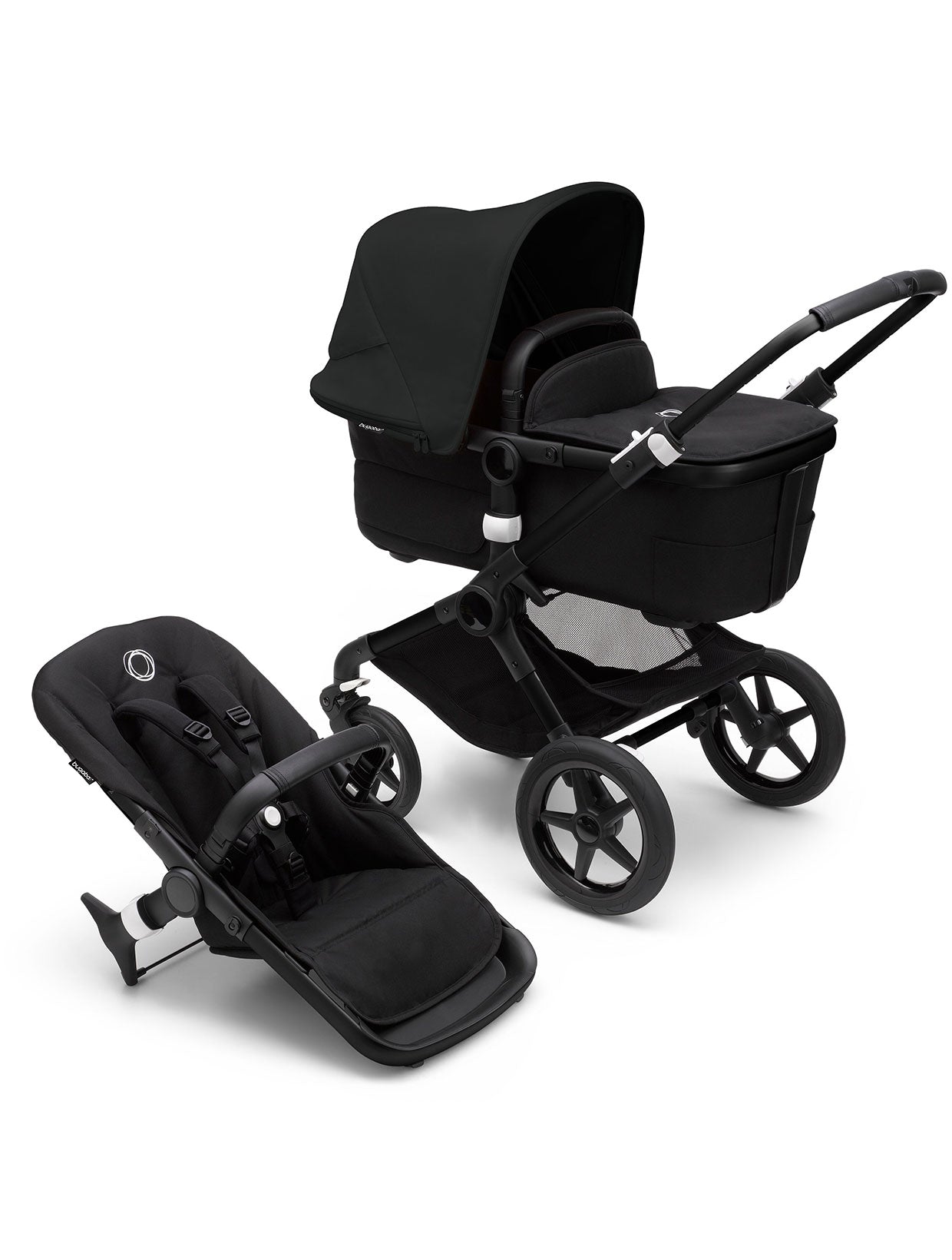 Bugaboo - Fox3 complete ME BLACK/MIDNIGHT BLACK