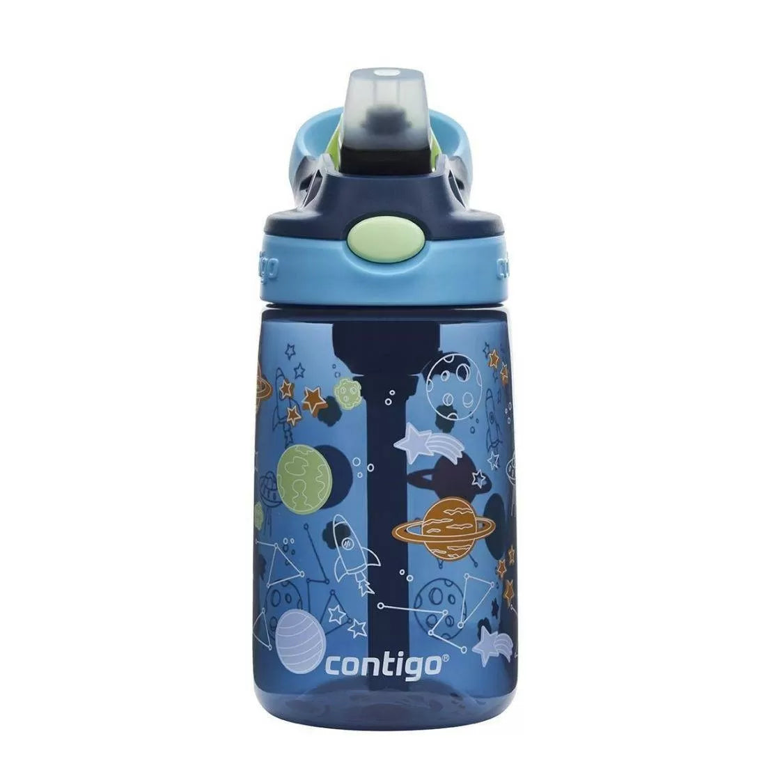 Contigo Easy Clean AUTOSPOUT™ Kids Water Bottle, 420 ml (Strawberry Shakes)