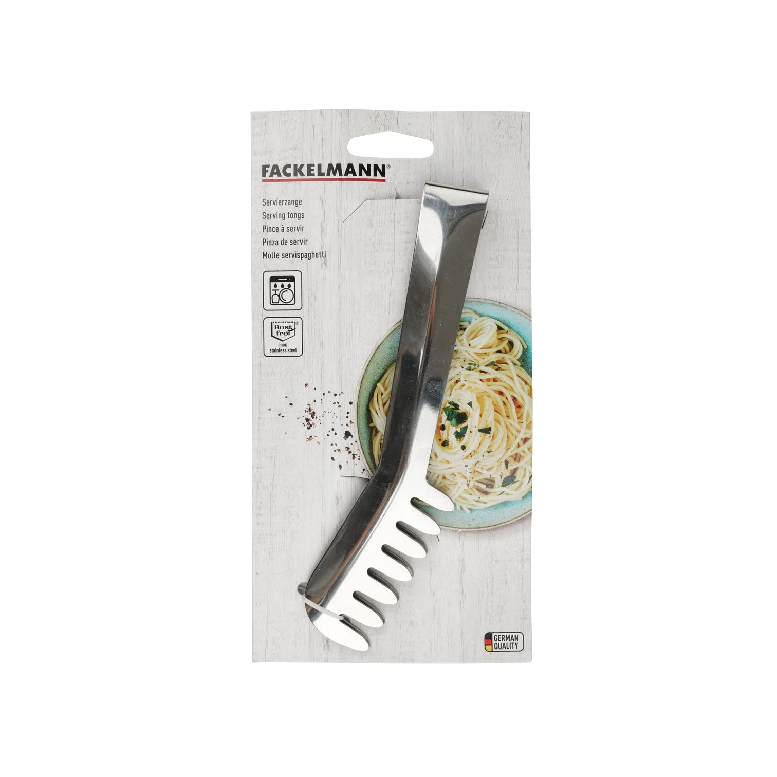 Fackelmann - Serving Tong, Stainless Steel, 190 mm