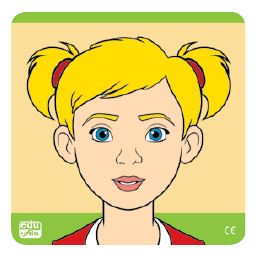 Edu Fun - Know Your Face Puzzle Girl