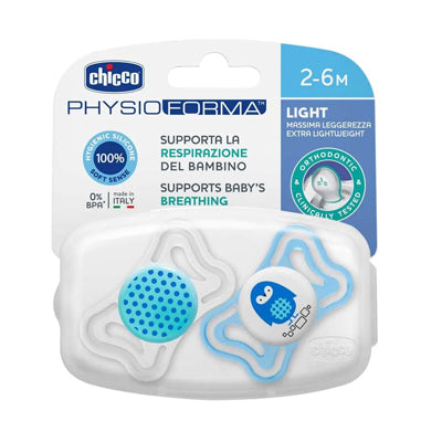 Chicco - Physio Light Soother 2-6m - 2 pcs