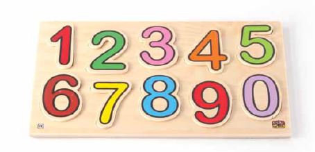 Edu Fun -Wooden Numbers Board