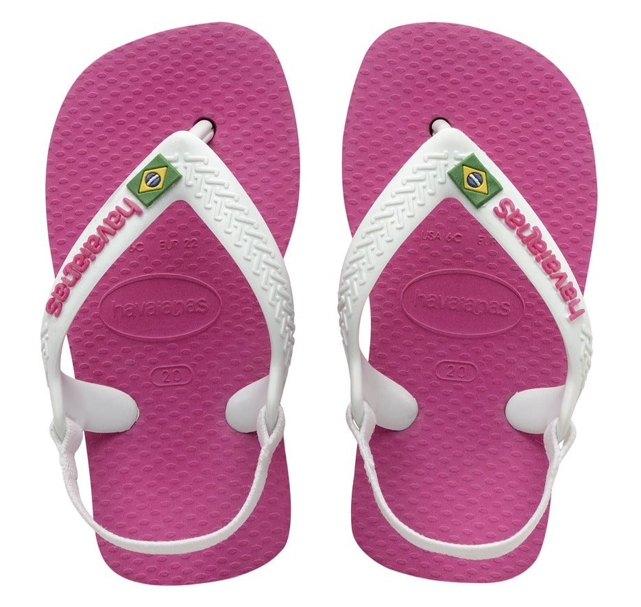 Havaianas - BABY BRASIL LOGO II HOLLYWOOD ROSE