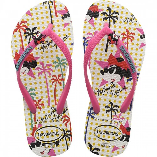 Havaianas - KIDS DISNEY COOL WHITE/PINK FLUX