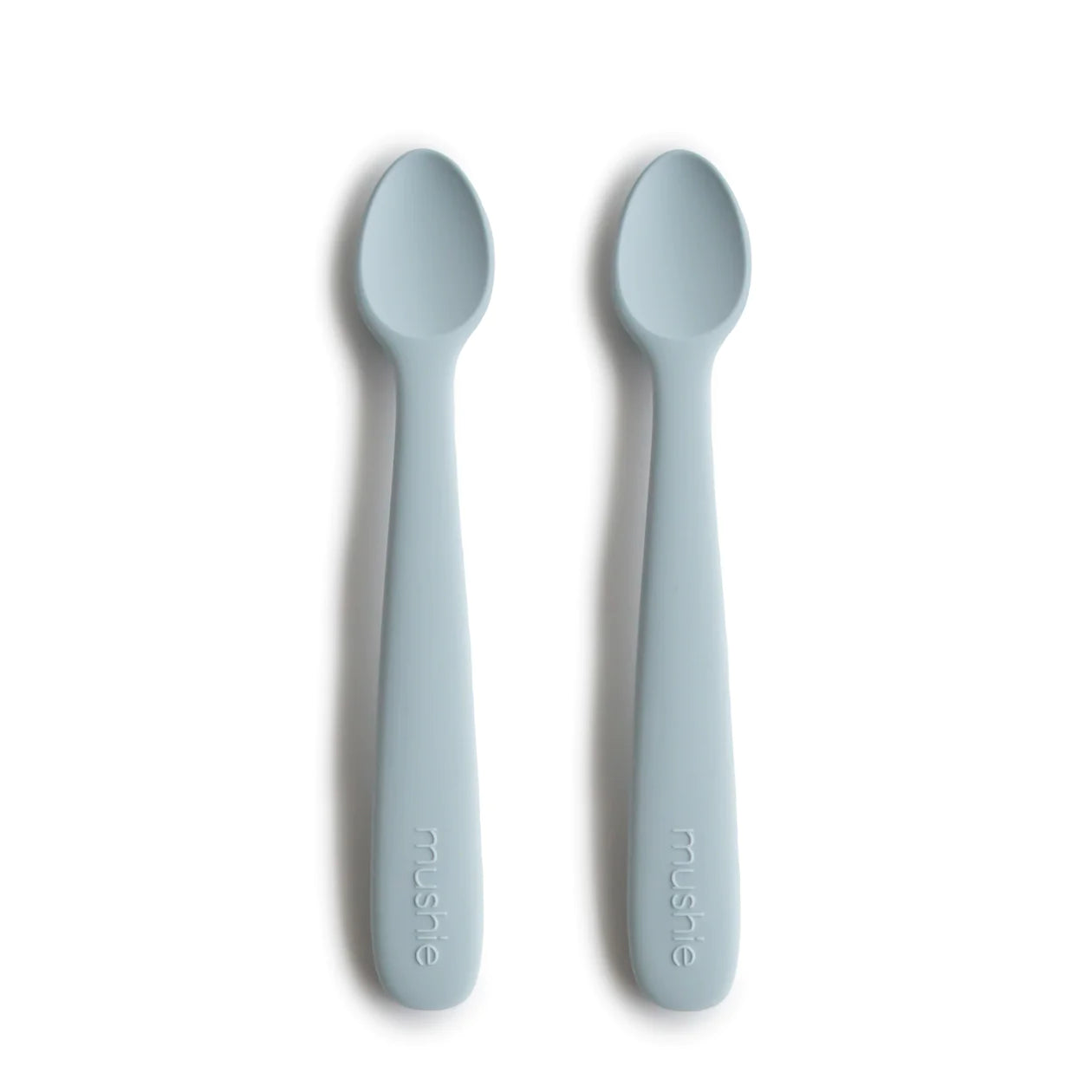 MUSHIE - Silicone Baby Spoons - Powder Blue – BambiniJO