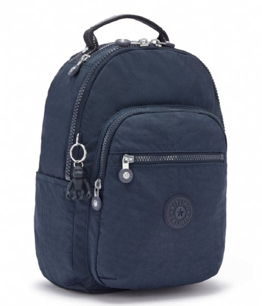 SEOUL Small backpack with tablet protection Blue Bleu 2