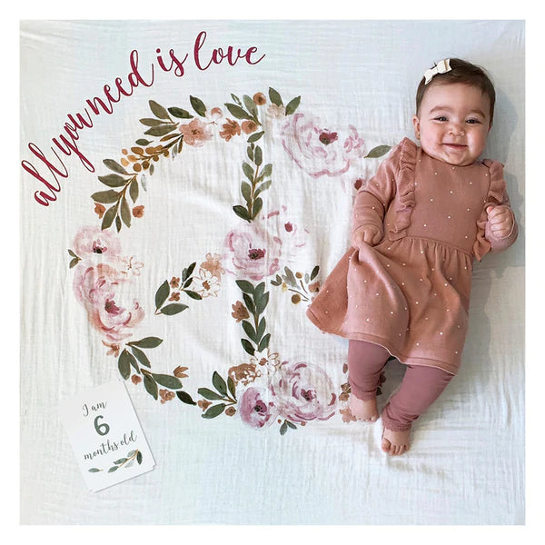 All You Need is Love Blanket & Card Set