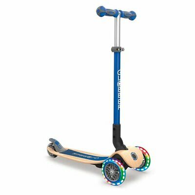 Globber Primo Foldable Wood Lights - 3 Wheel Scooter | 3-7 Years