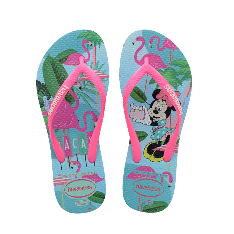 Havaianas - KIDS DISNEY COOL ICE BLUE/SHOCKING PINK