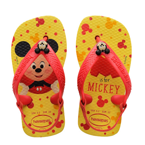 Havaianas -  BABY DISNEY CLASSICS II LEMON YELLOW