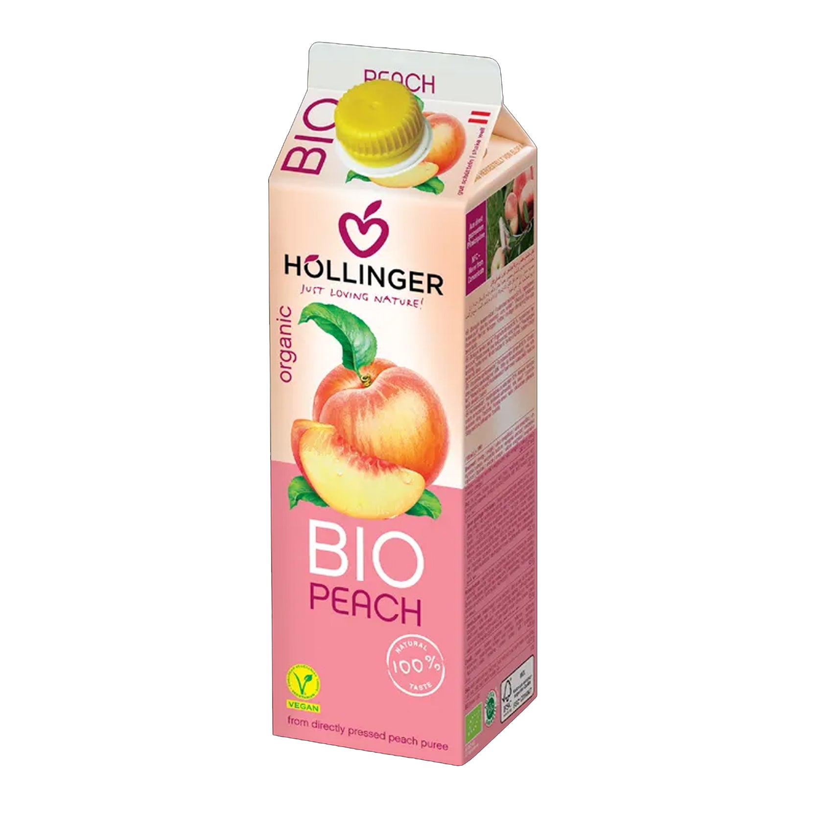 Höllinger Organic Peach Juice 1L