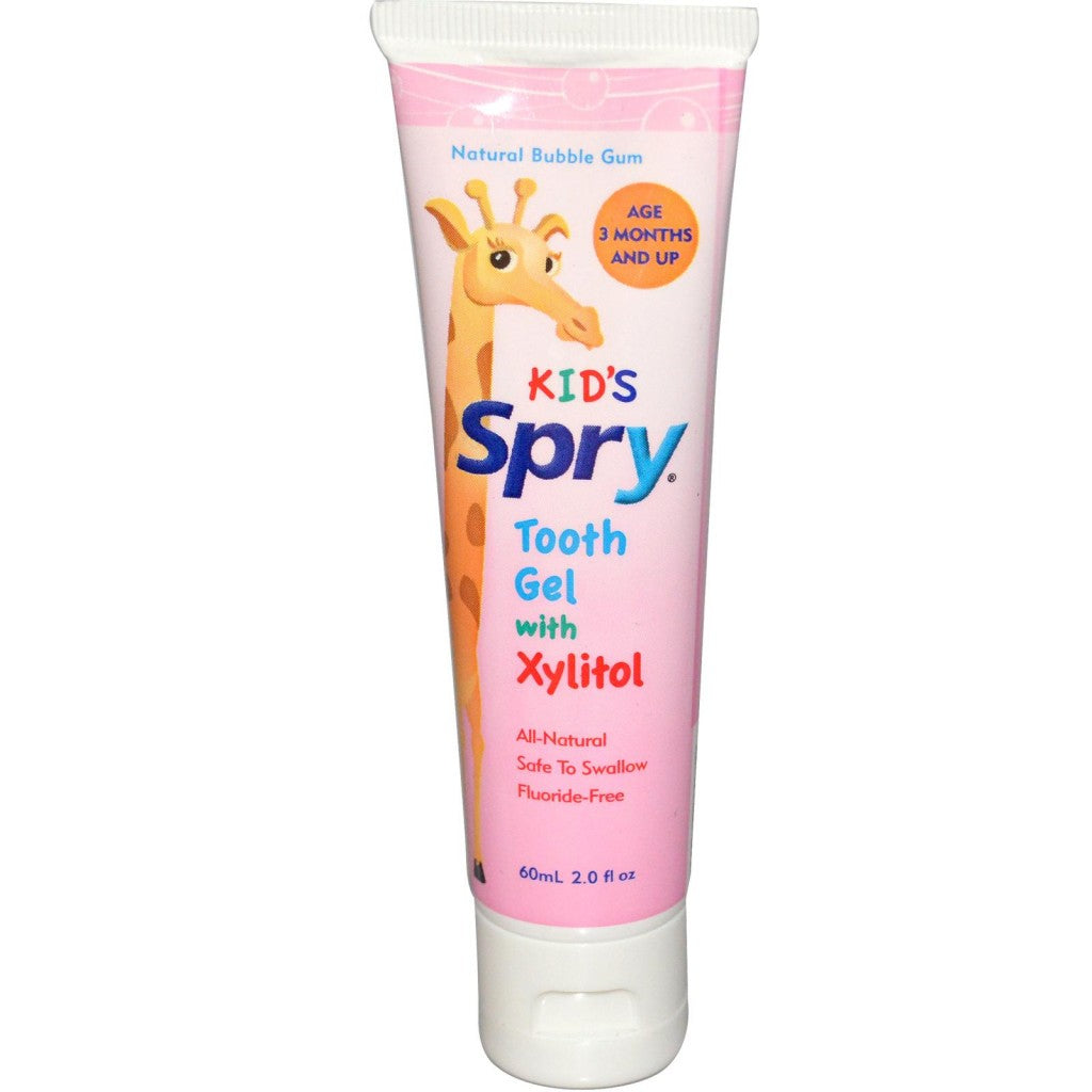 Spry Teething Gel with Xylitol - Bubble Gum (3m+)  (60ml)