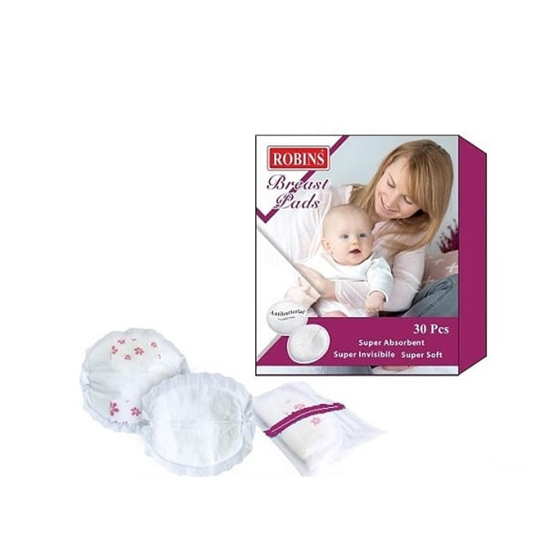 Robins Breast Pads - Super Absorbent, 30-Pack