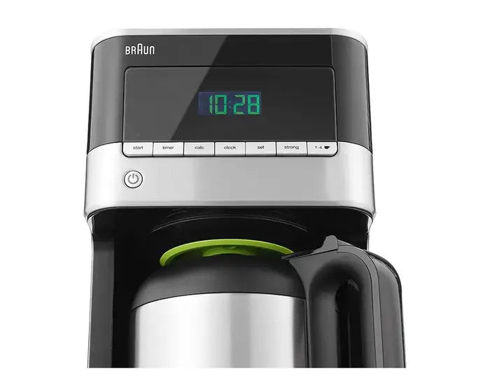 Braun - Pure Aroma 7 Coffee Machine 1100W.12 Cups. Lcd