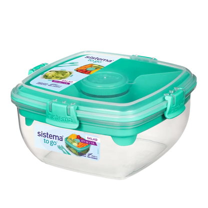 Sistema - Salad To Go 1.1L - Teal