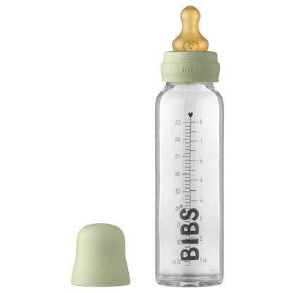 BIBS - Baby Glass Anti-Colic Bottle | 225ml | Sage