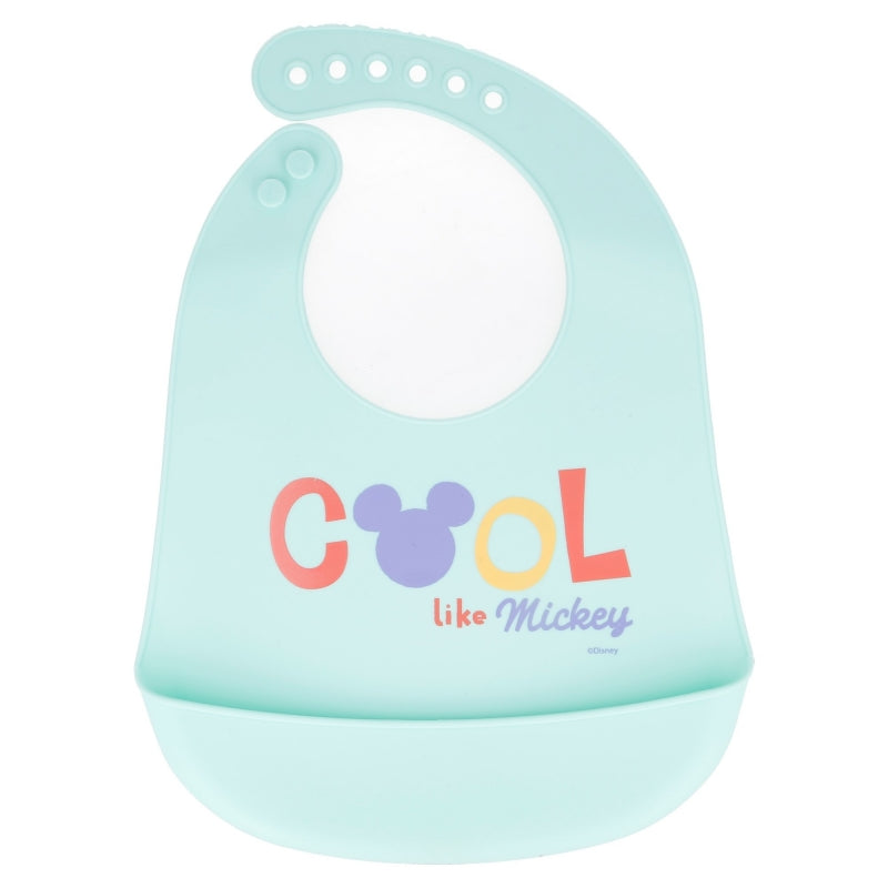 Stor - Toddler Silicone Bib - COOL LIKE MICKEY