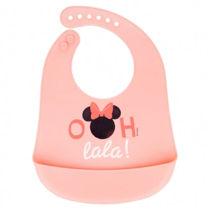 Stor - Toddler Silicone Bib - MINNIE INDIGO DREAMS