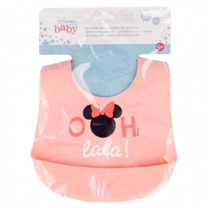 Stor - Toddler Silicone Bib - MINNIE INDIGO DREAMS