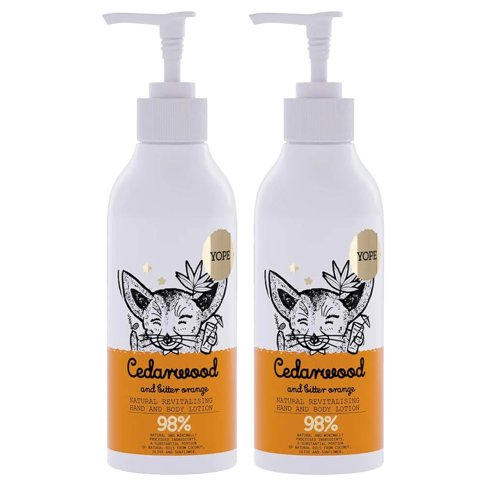 YOPE Natural Hand & Body Lotion Cedarwood And Bitter Orange 300ml | BUY 1 GET 1