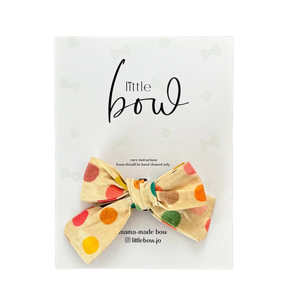 Little Bow - Polka Dot  Bow | 1 Large Clip