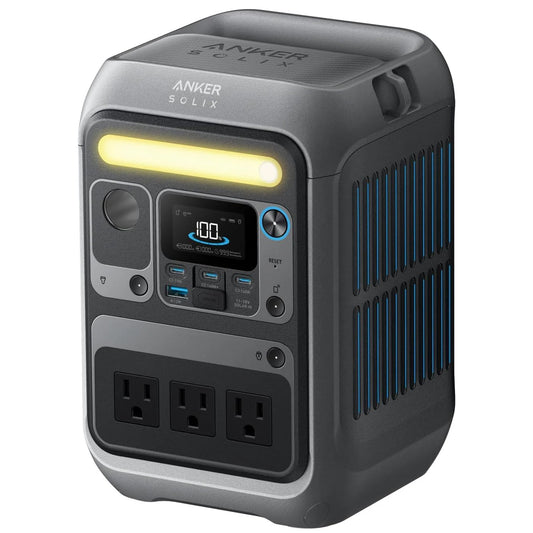 Anker - SOLIX C300 Portable Power Station Dark