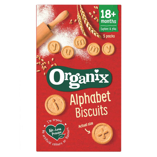 Organix - Organic Alphabet Biscuits 5 Pack