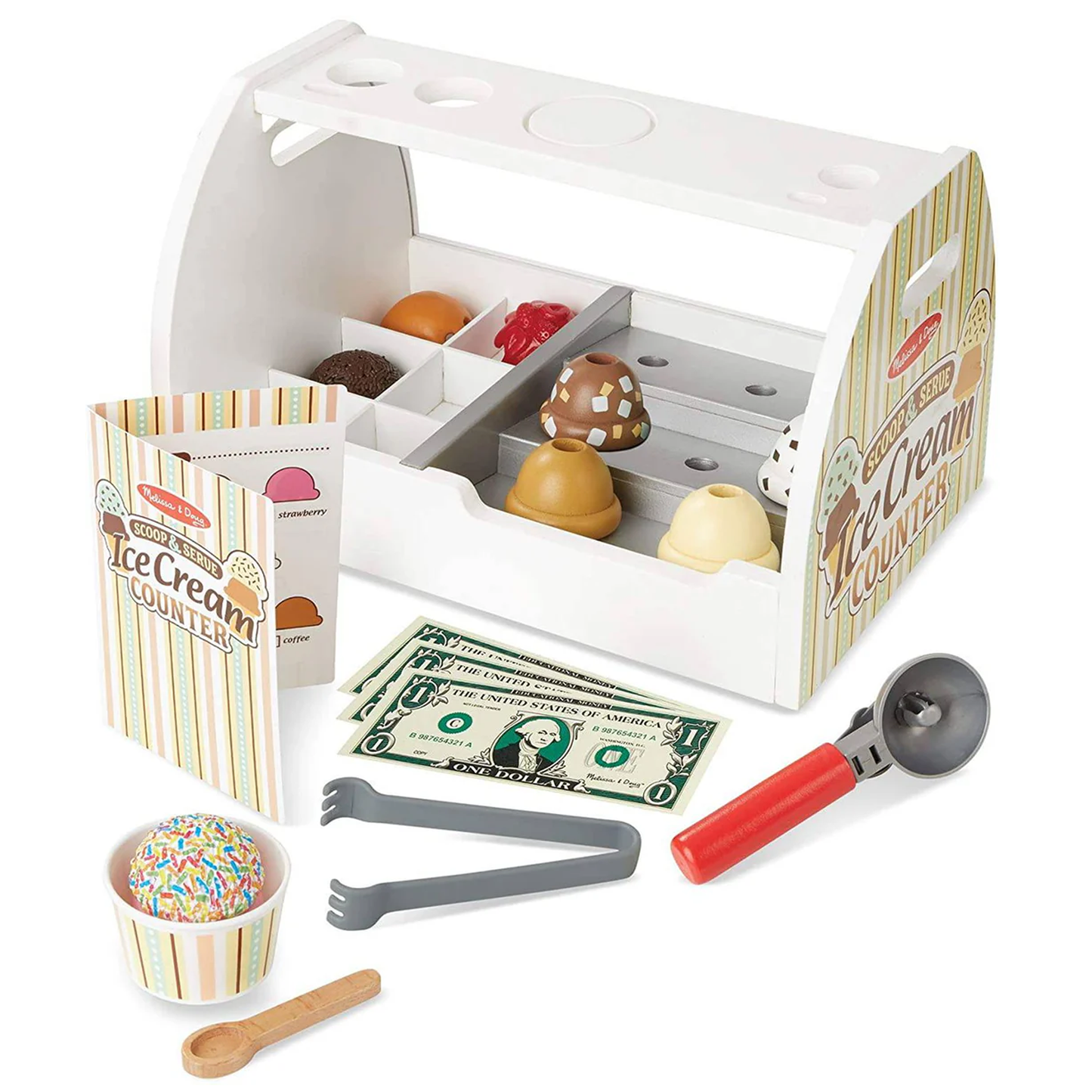 Melissa & Doug Scoop & Serve Ice Cream Counter 3Y+