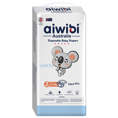 Aiwibi Diapers Size 3 | M (6-11 kg) | 48 Count