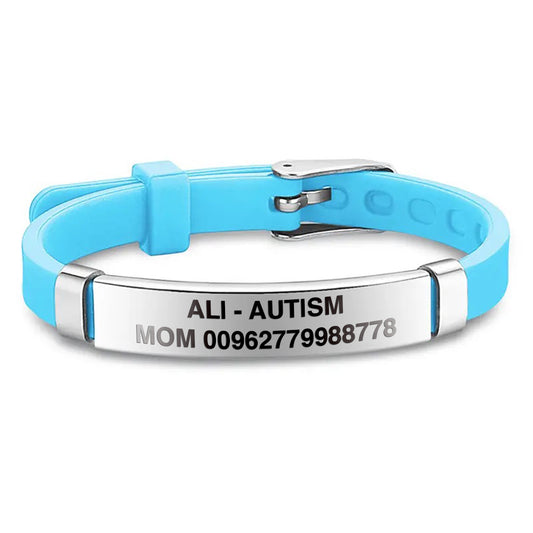 Engraved Children’s ID Wristbands