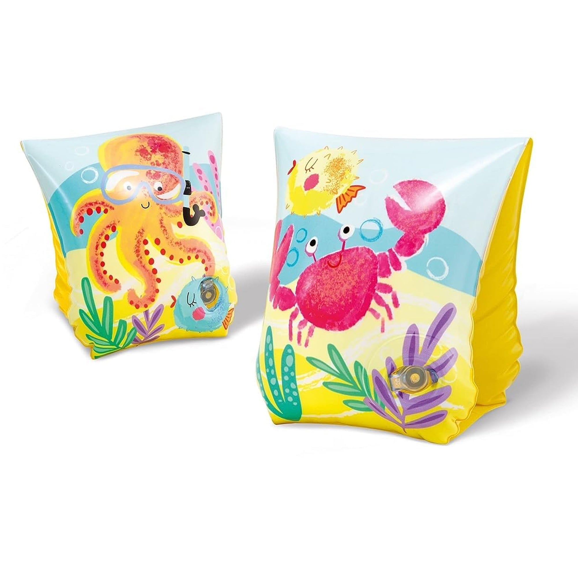 Intex - TROPICAL BUDDIES ARM BANDS, Ages 3-6, Peg Box