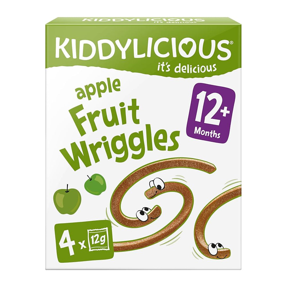 Kiddylicious - Apple Fruit Wriggles | 4 Pack