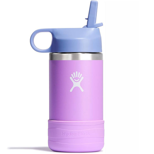 Hydro Flask - Kids Wide Mouth Straw Lid & Boot | ANEMONE | 355ml