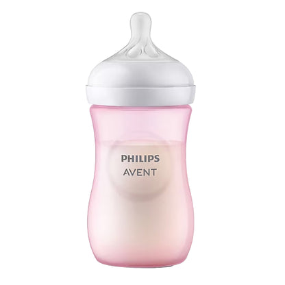 Philips Avent - Natural Baby Bottle 260ml | 1m+ | Pink