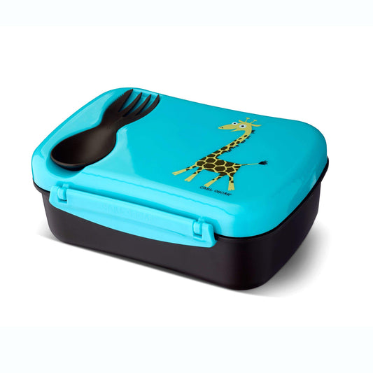 Carl Oscar - N'ice Box Kids Lunch box with Cooling Pack | Turquoise Giraffe