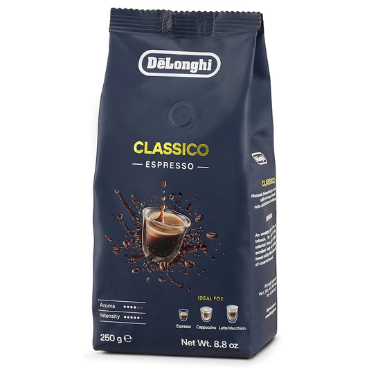 De'Longhi - Classico Coffee Beans | 50% Arabica 50% Robusta | 250g