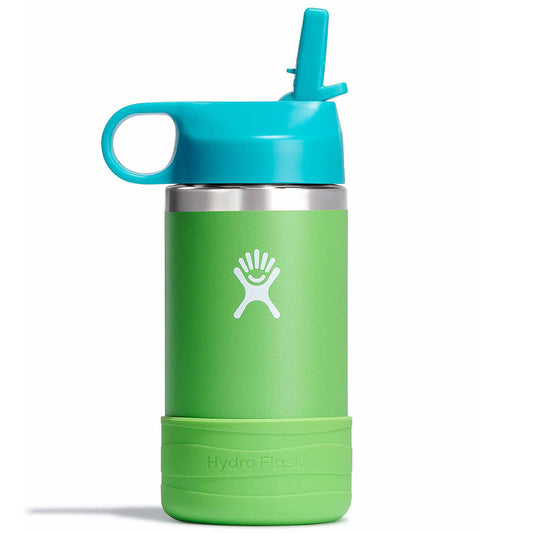 Hydro Flask - Kids Wide Mouth Straw Lid & Boot | GRASS | 355ml