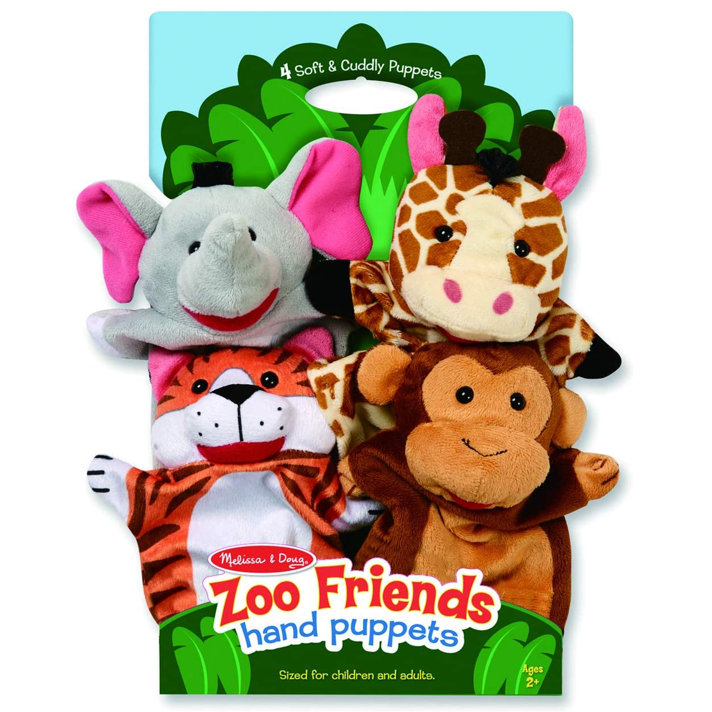 Melissa & Doug Zoo Friends Hand Puppets