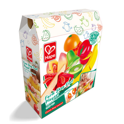 Hape - Farm Shop Fruit Playset