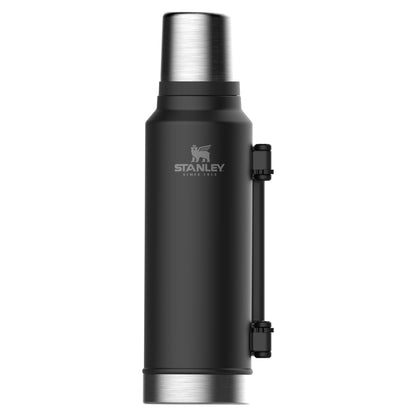 Stanley - The Legendary Classic Bottle | Matte Black Pebble | 1.4L