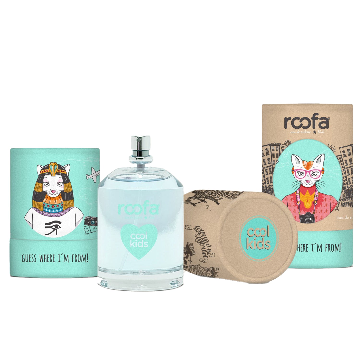 Roofa - Girls Eau de Toilette | Laila Egypt Edition Cool Kids | 100ml