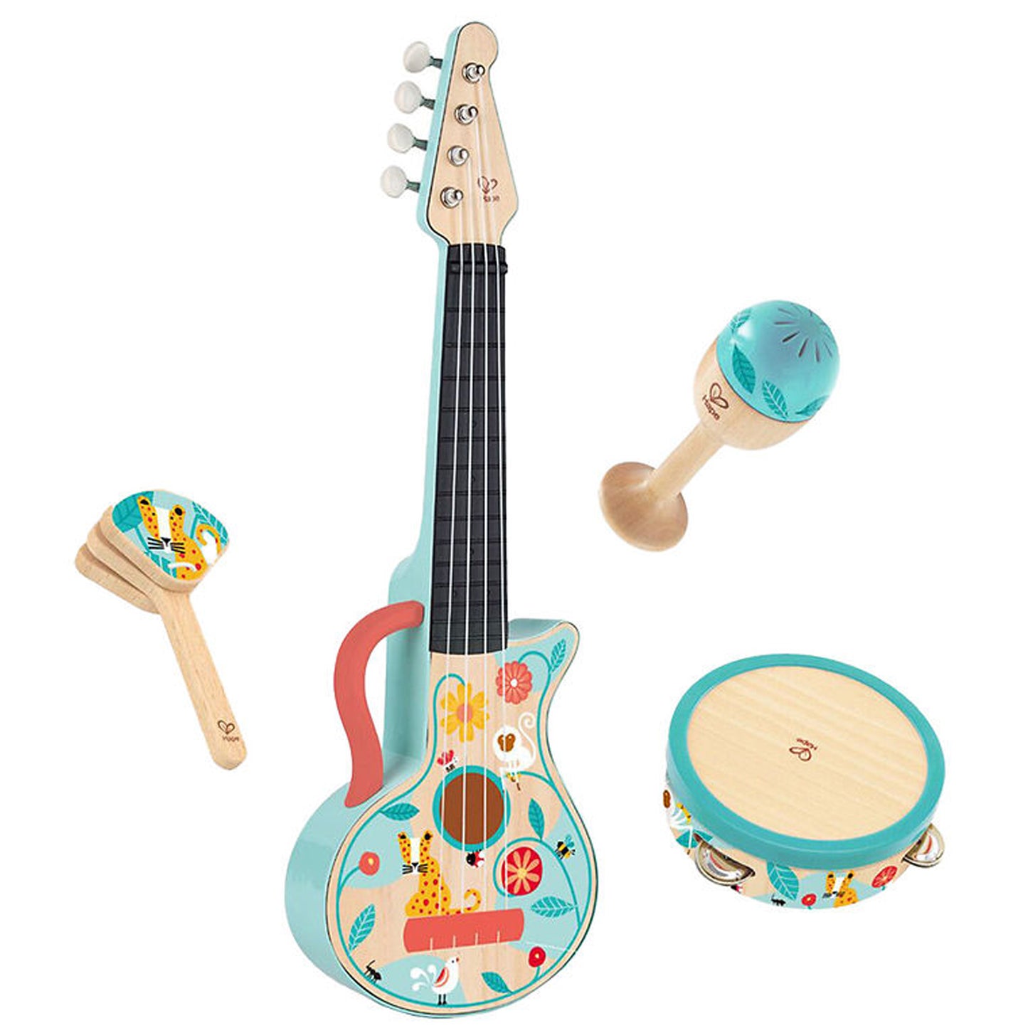 Hape - 4 in 1  Ukulele Set