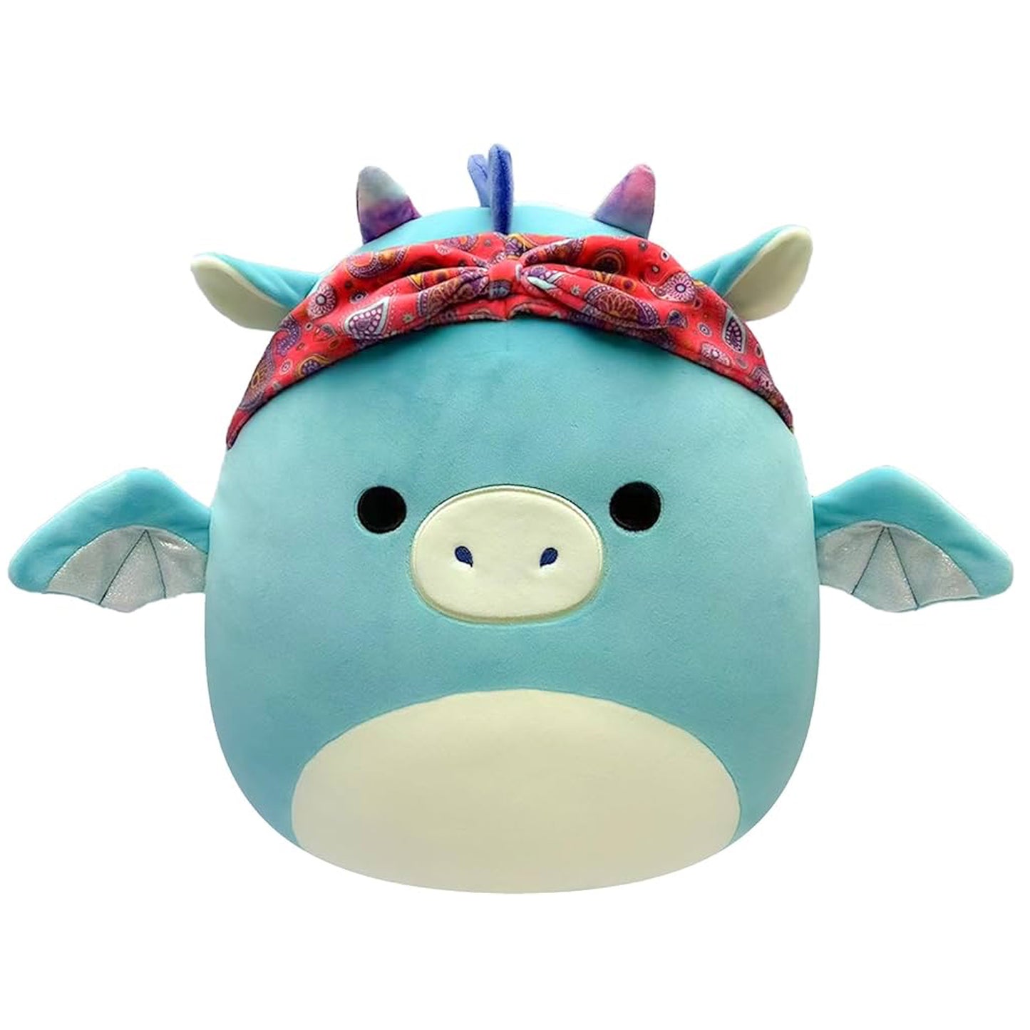 Squishmallows - Little Plush 7.5" Tatiana - Dark Teal Dragon With Bandana