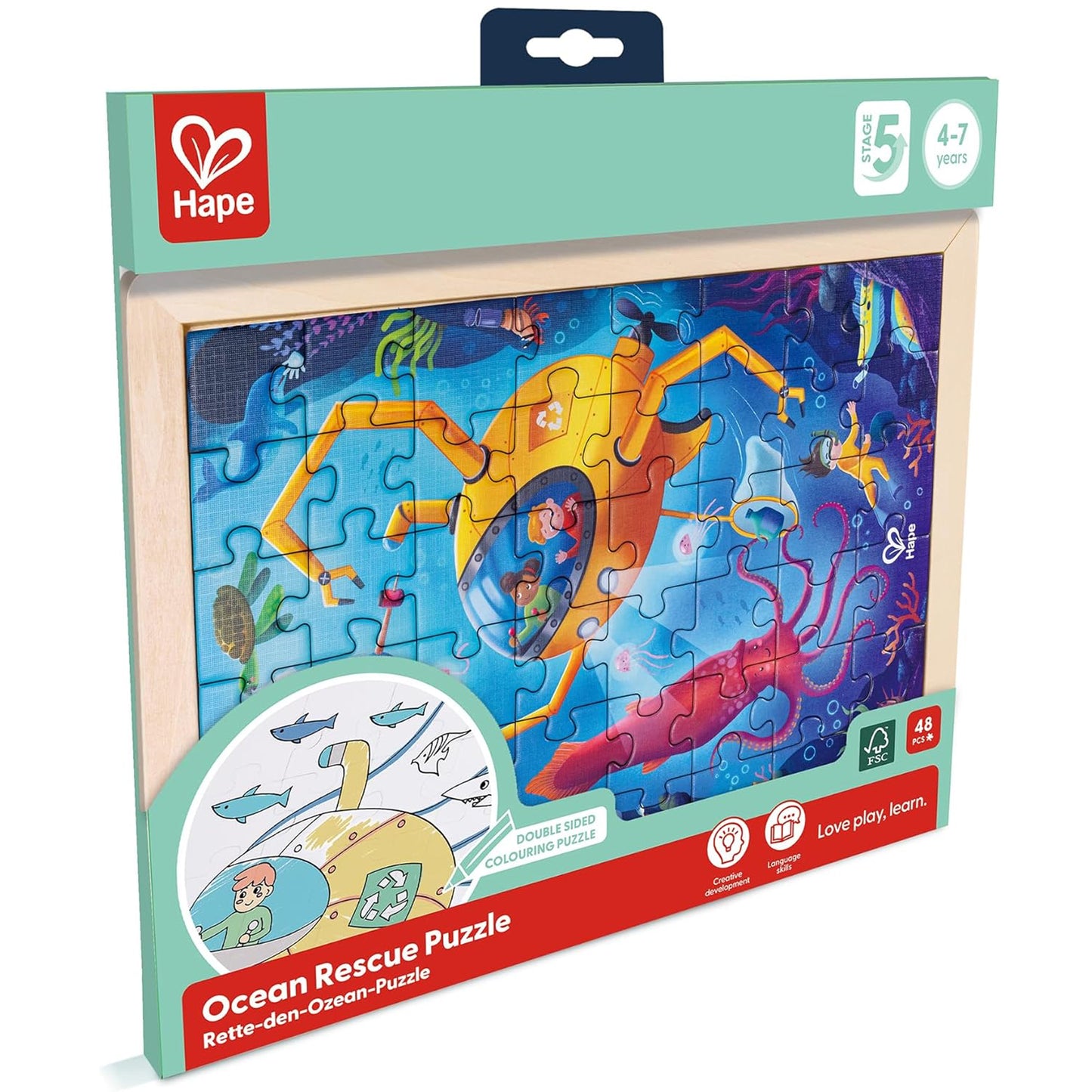 Hape - Ocean Rescue Puzzle 4Y+