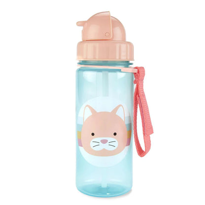 Skip Hop - Zoo Straw Bottle  - Cat - 384.5ml