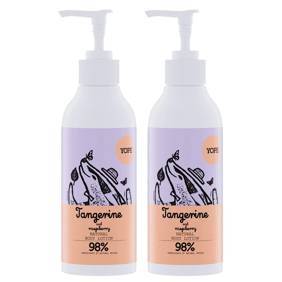 YOPE Natural Hand & Body Lotion Taangerine And Raspberry 300ml | BUY 1 GET 1